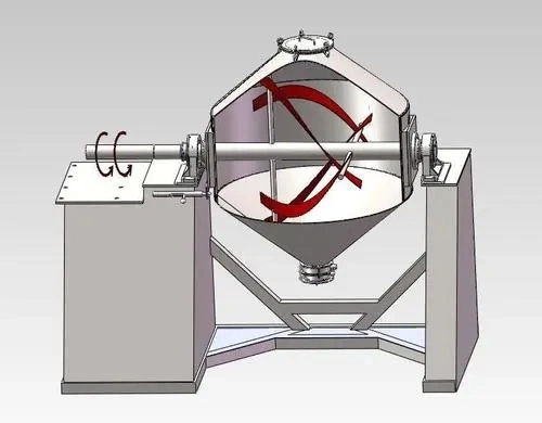 GMP Sanitario Farmaceutico Industriale V-Kegel-Mischer, Pulvermischer